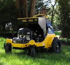 Aerator, Stand on Stinger, W/ Seeder